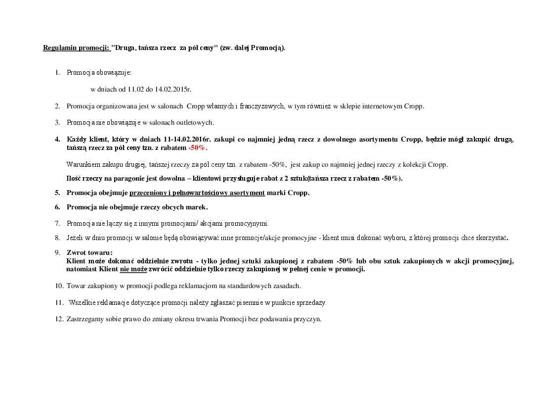 Gazetka promocyjna CROPP str. 2